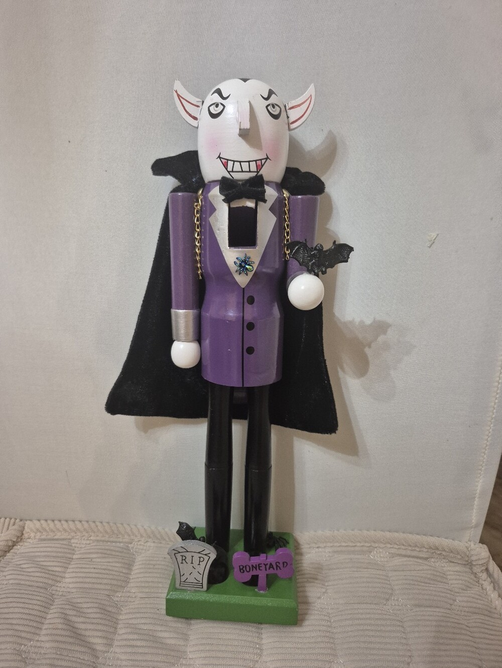 Decorative Purple Vampire Nutcracker Figurine